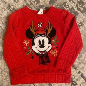 Disney store Minnie Christmas sweater